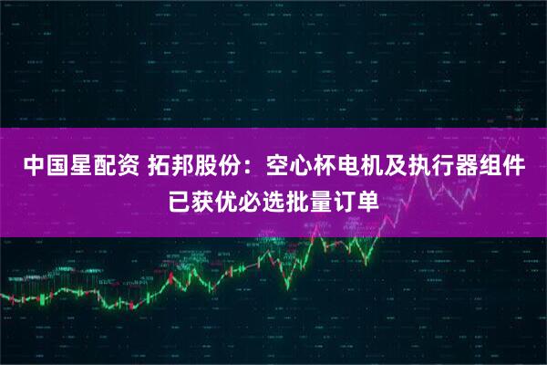 中国星配资 拓邦股份：空心杯电机及执行器组件已获优必选批量订单